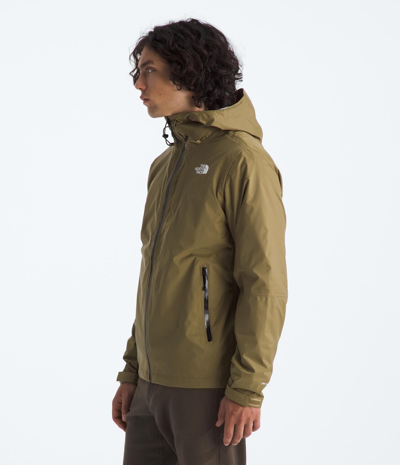 Chaqueta Impermeable Alta Vista Hombre Café Claro-3