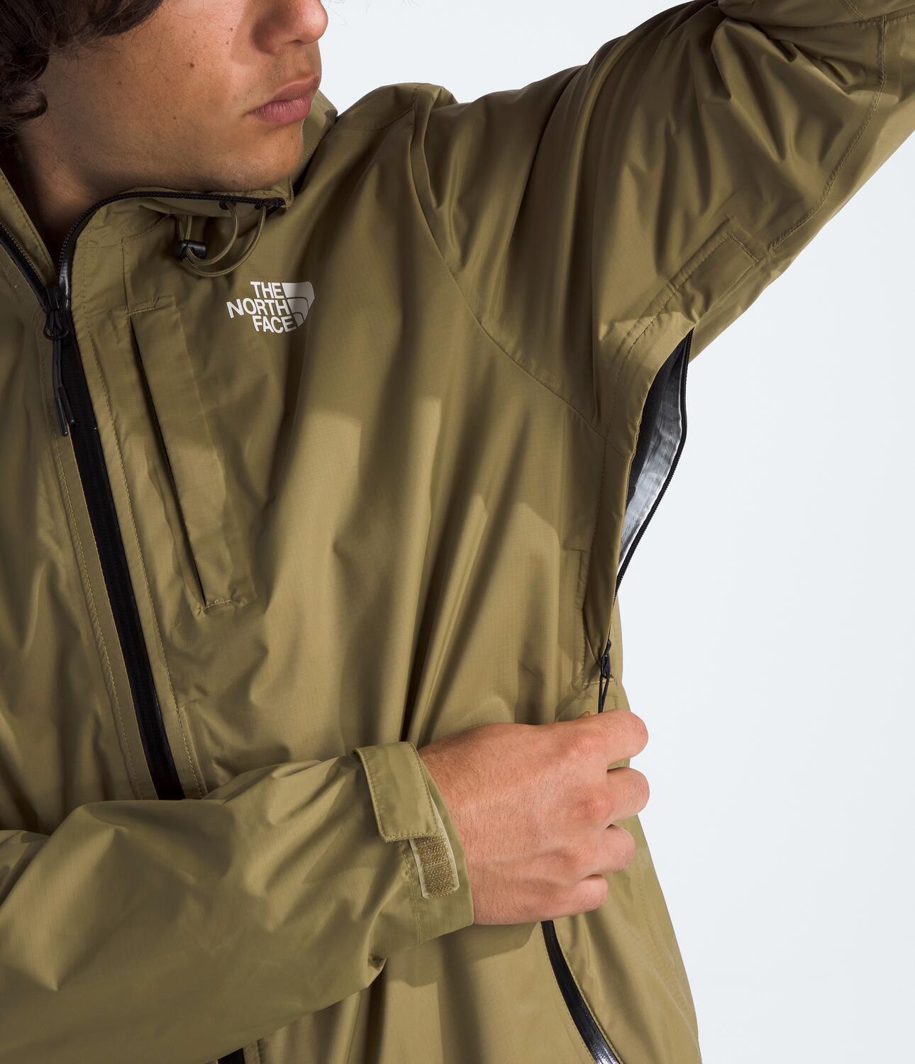 Chaqueta Impermeable Alta Vista Hombre Café Claro-4