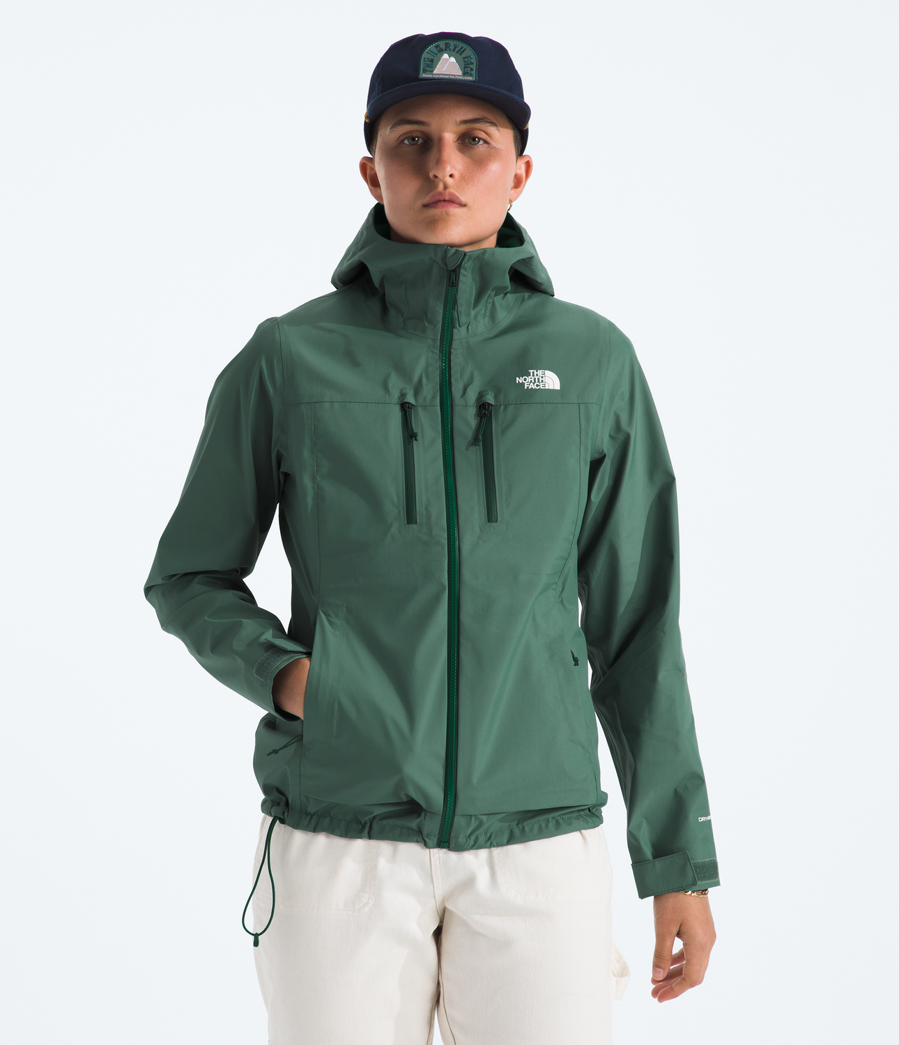 Chaqueta Impermeable Terrain Vista 3L Pro Step Mujer Verde-0