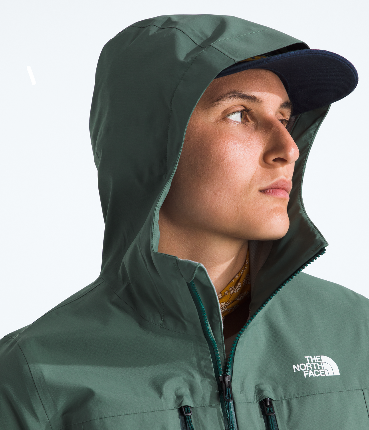Chaqueta Impermeable Terrain Vista 3L Pro Step Mujer Verde-2