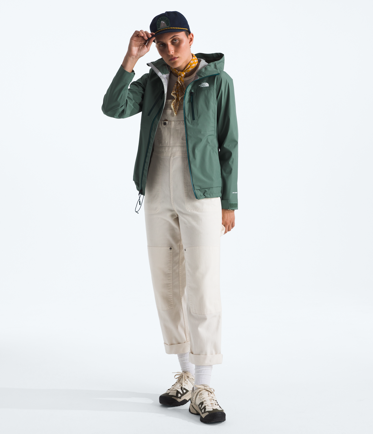 Chaqueta Impermeable Terrain Vista 3L Pro Step Mujer Verde-3