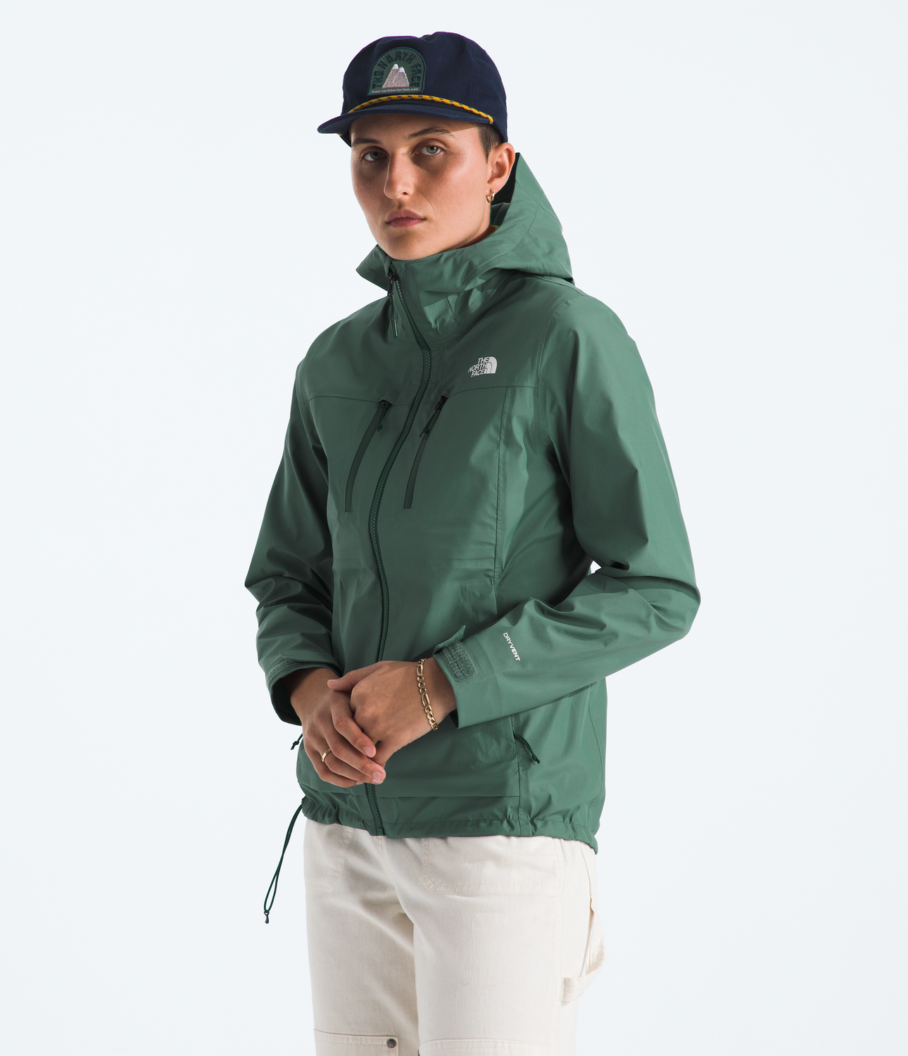 Chaqueta Impermeable Terrain Vista 3L Pro Step Mujer Verde-6