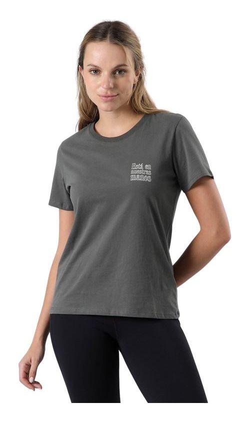 Polera Andesgear Mujer Orgánica Aclimatar W Gris-0