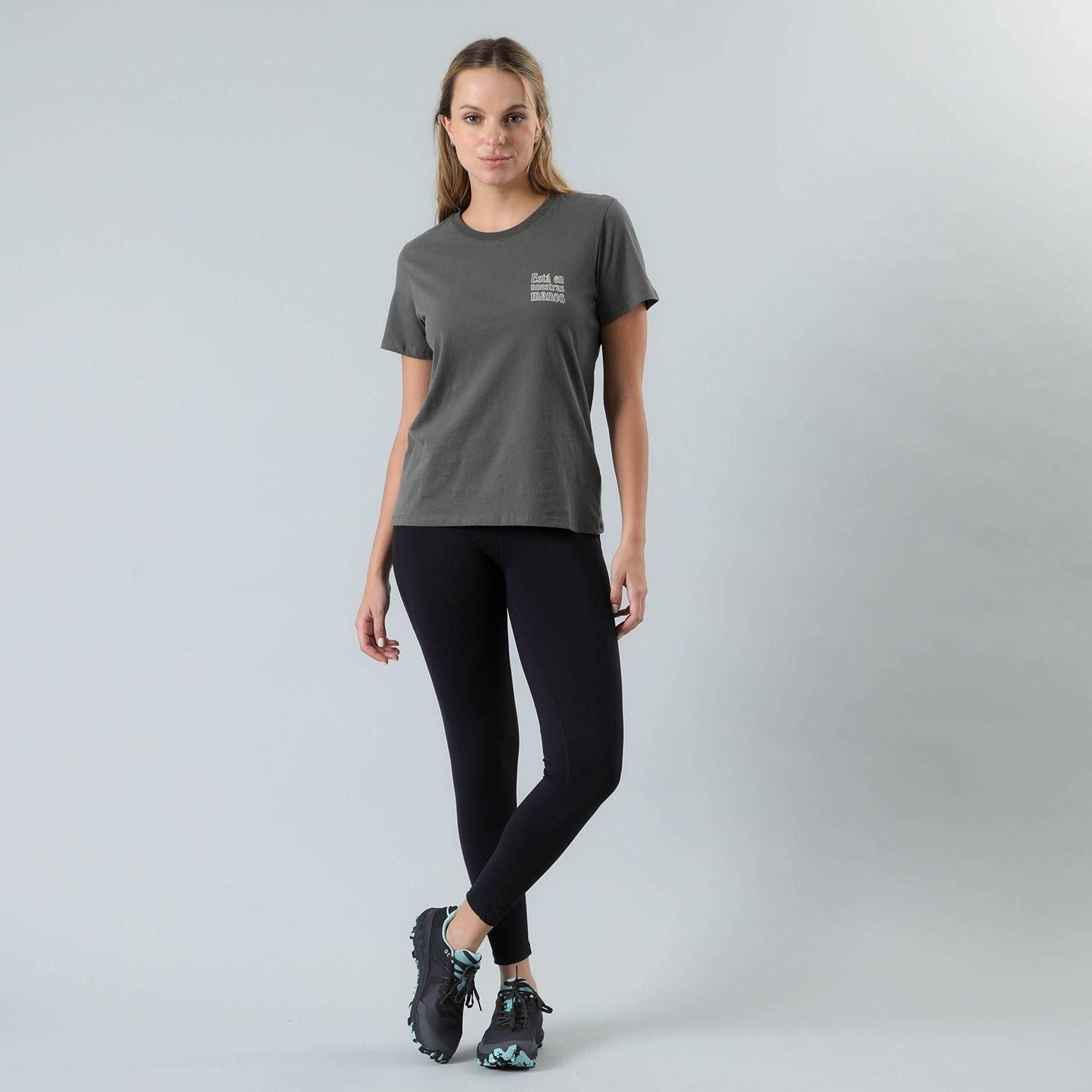 Polera Andesgear Mujer Orgánica Aclimatar W Gris-2