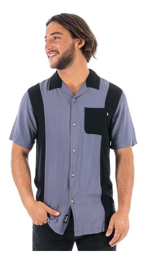Camisa Kivül Hombre Mc Carki Azul Azul-0