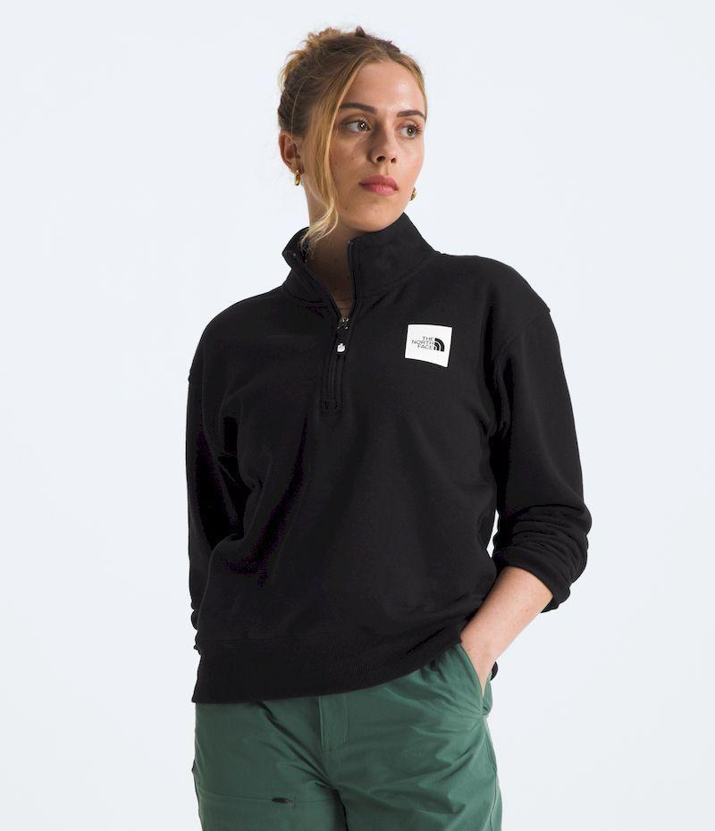 Poleron The North Face Mujer Box Half Dome 45748 Zip Negro-0