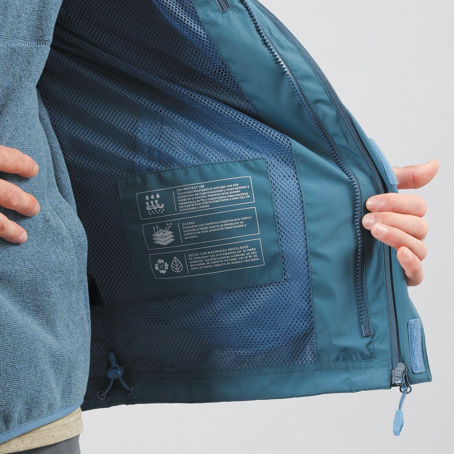 Chaqueta Andesgear Hombre 3 En 1 Cochamo AG030 Azul-4