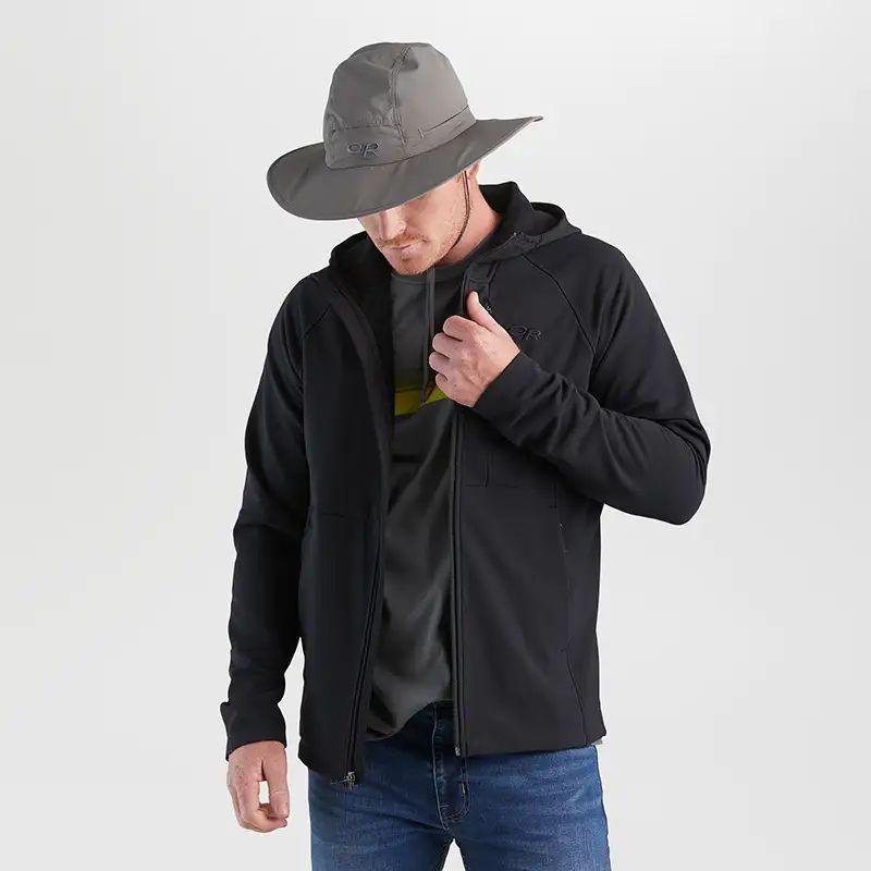 Sombrero Outdoor Research Unisex Sombriolet Gris-1