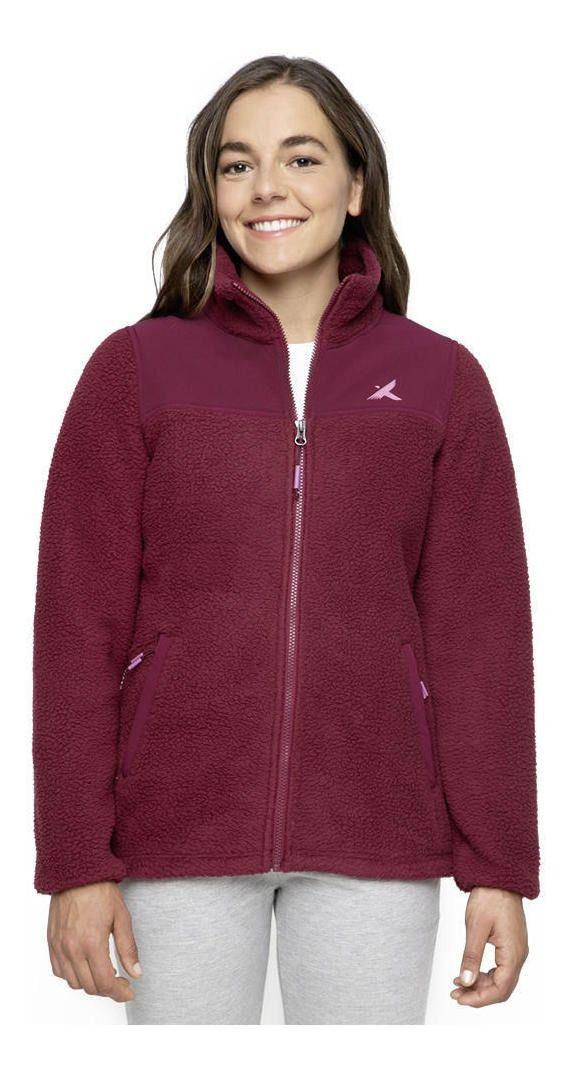 Polar Andesgear Mujer Fleece Corcovado 300 Burdeo-0