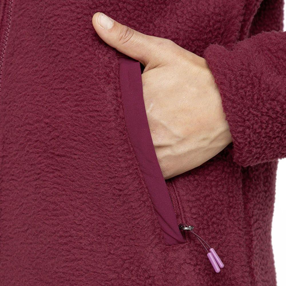 Polar Andesgear Mujer Fleece Corcovado 300 Burdeo-3