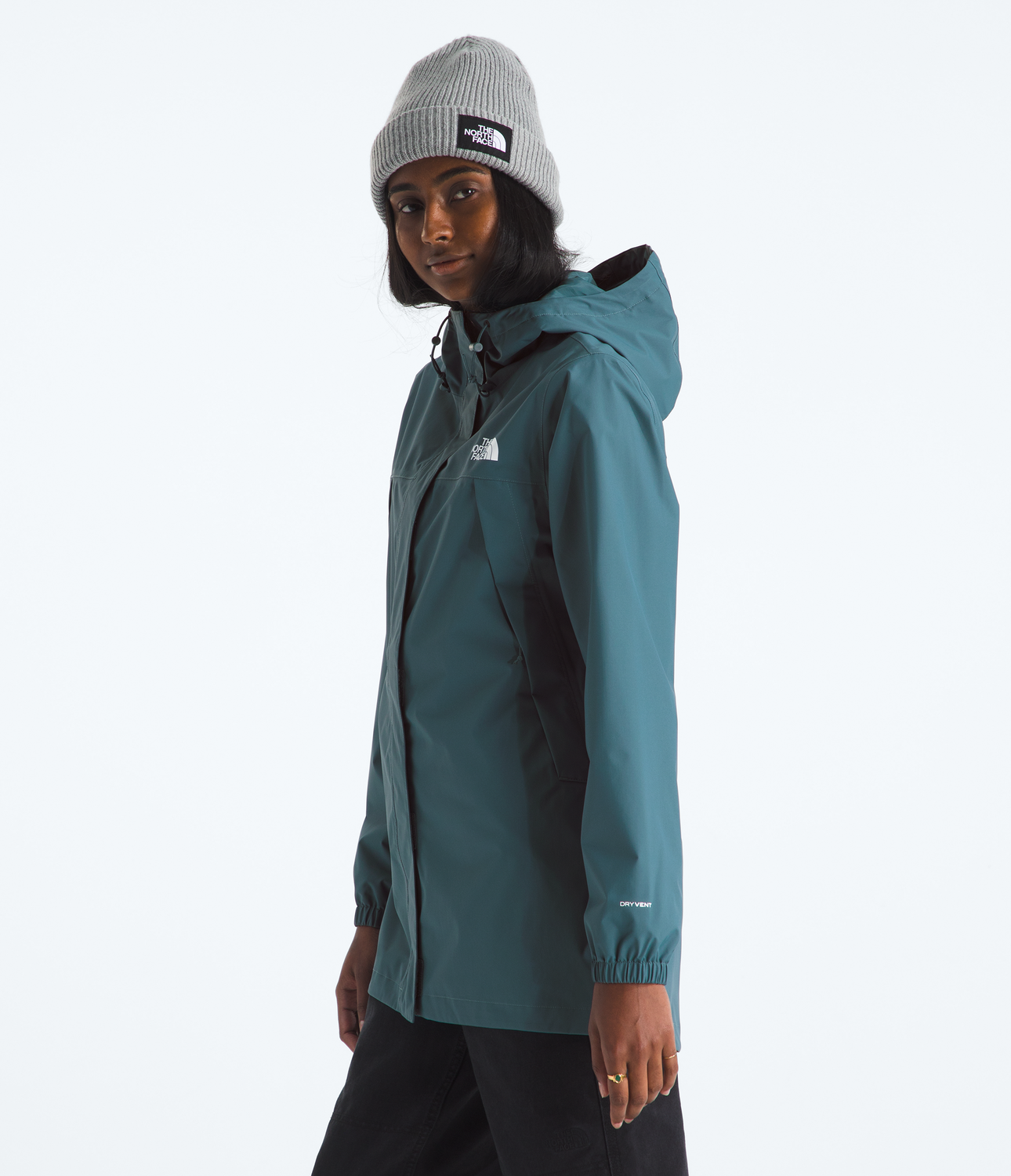 Chaqueta Impermeable Antora Rain Parka Mujer Azul-3