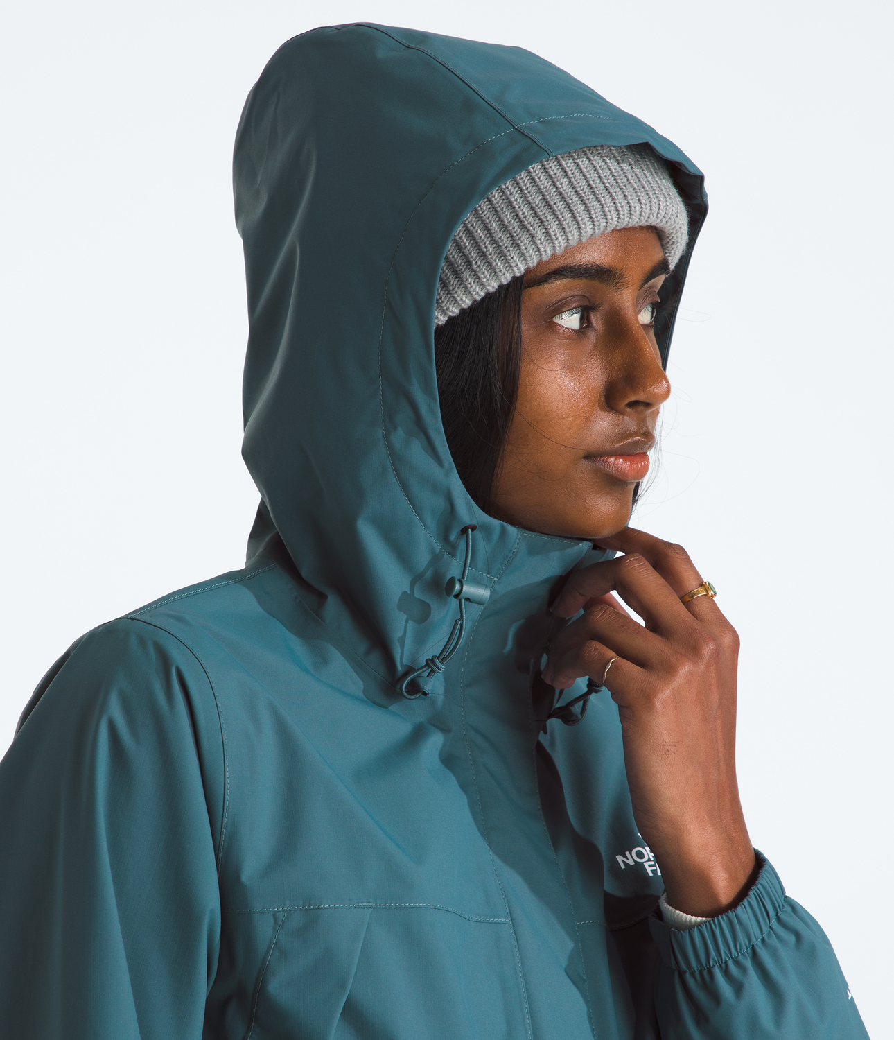 Chaqueta Impermeable Antora Rain Parka Mujer Azul-5