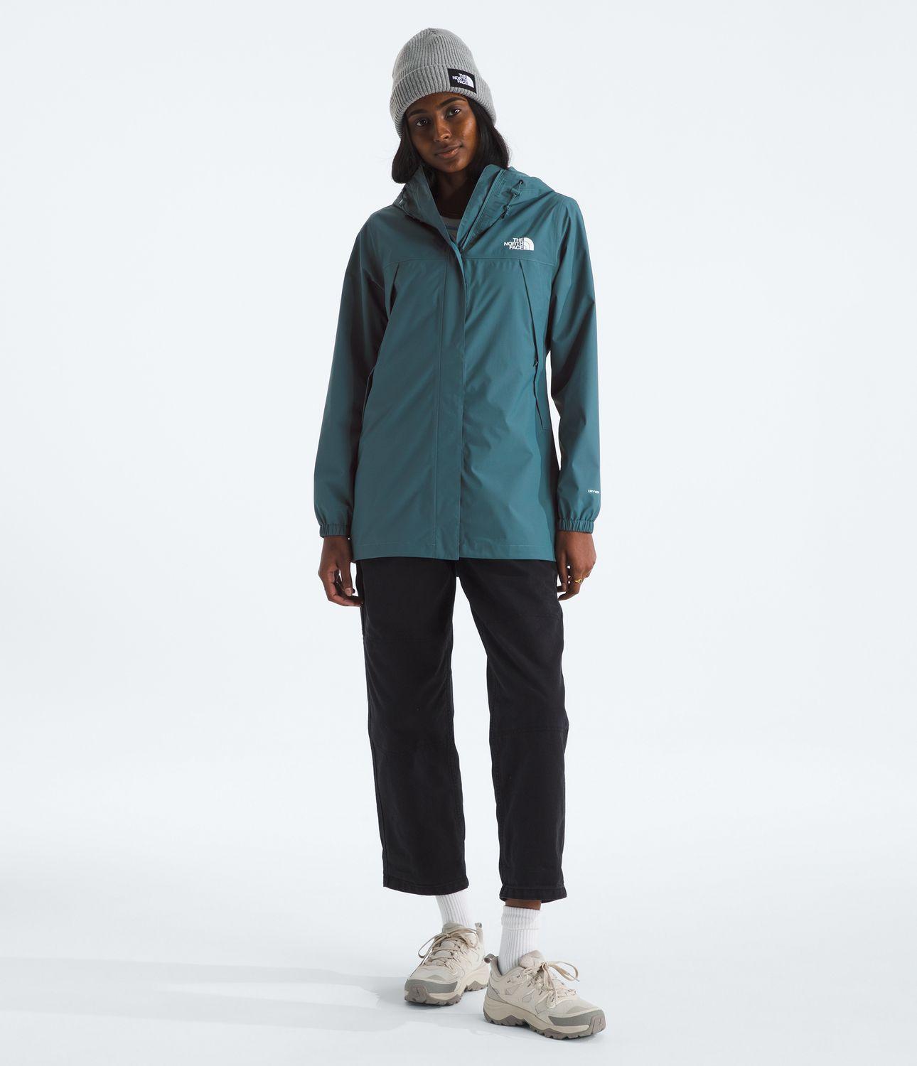 Chaqueta Impermeable Antora Rain Parka Mujer Azul-3