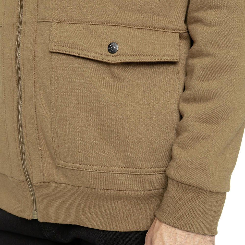 Polerón Kivül Hombre Keto Sherpa Hoodie Café-3
