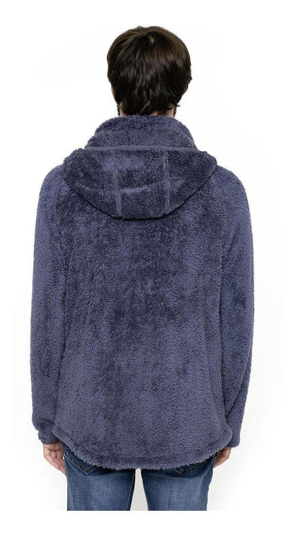 Polar Kivül Hombre Elek Shaggy Con Gorro Azul Azul-1