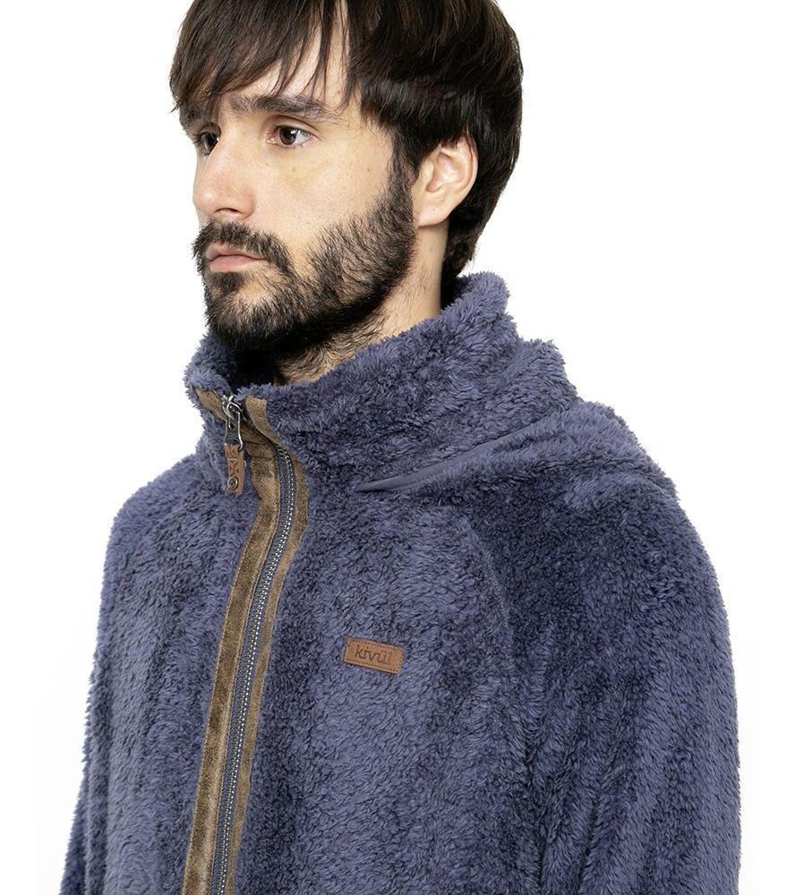 Polar Kivül Hombre Elek Shaggy Con Gorro Azul Azul-3