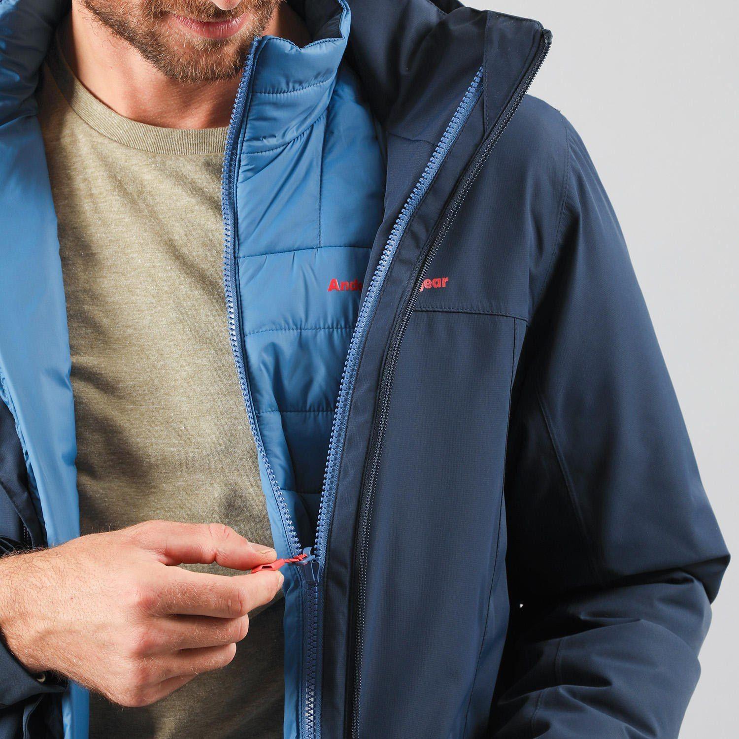 Chaqueta Andesgear Hombre 3 En 1 Malalcahuello Azul Azul-5