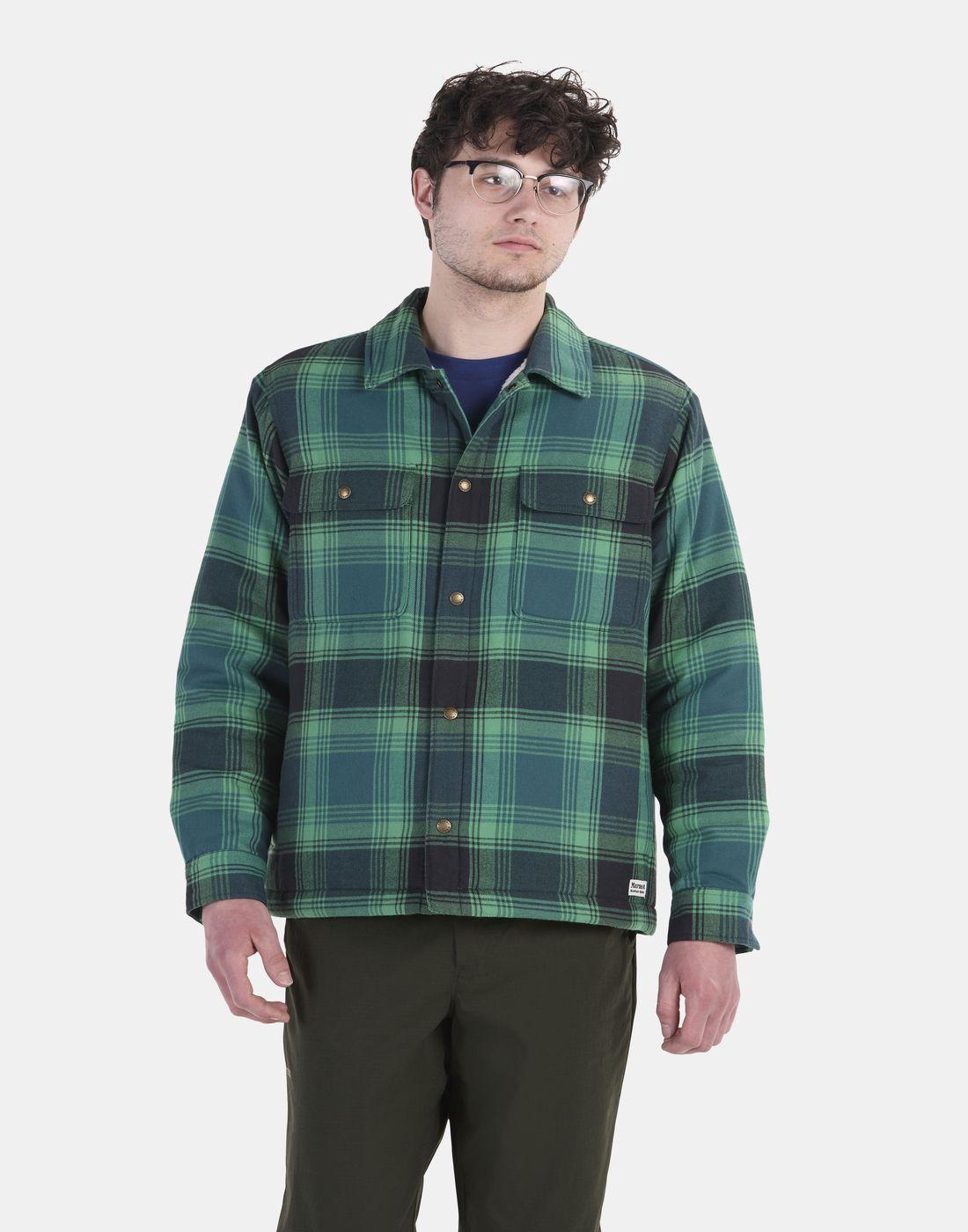 Chaqueta Marmot Hombre Ridgefield Sherpa Shirt Jacket Verde-0