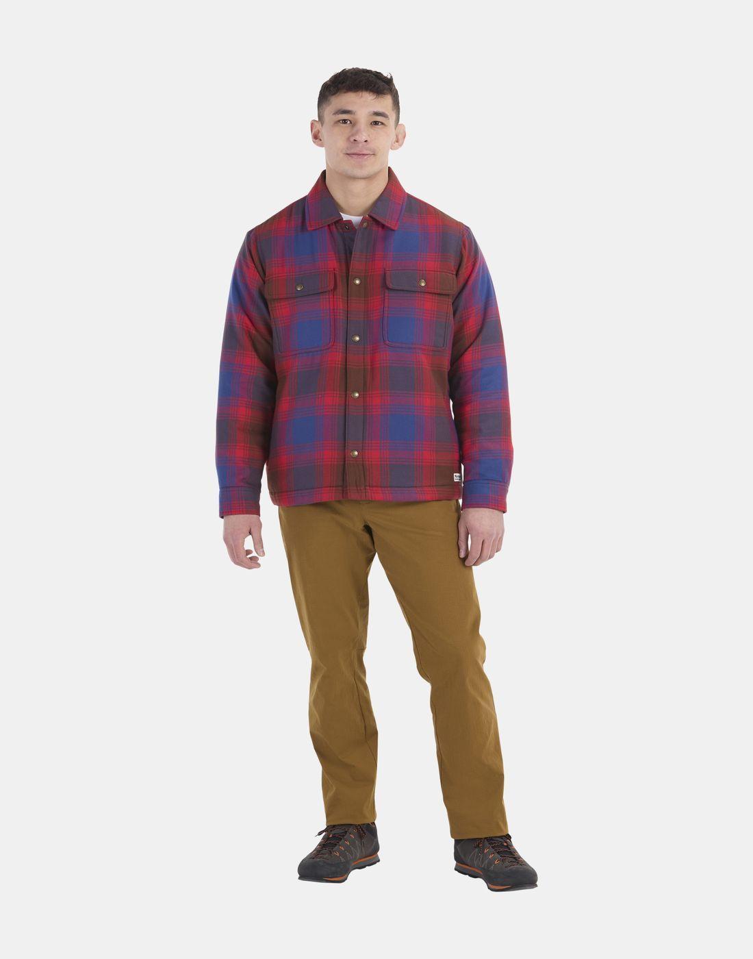 Chaqueta Marmot Hombre Ridgefield Sherpa Shirt Jacket Rojo-2