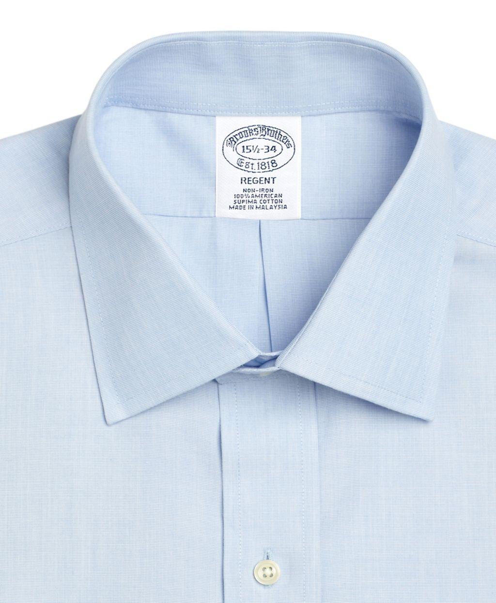 Camisa Non-Iron Regent Fit Celeste-2