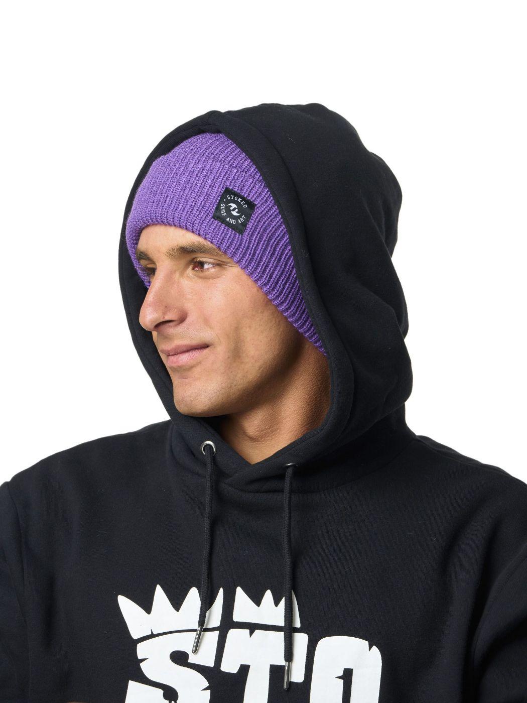 Gorro Stoked Unisex Beanie New Bay Morado-5