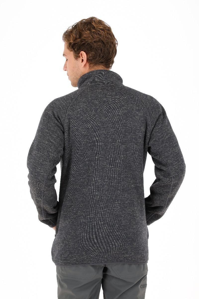 Polar Andesgear Hombre Reciclado Puyehue Knit Gris-2