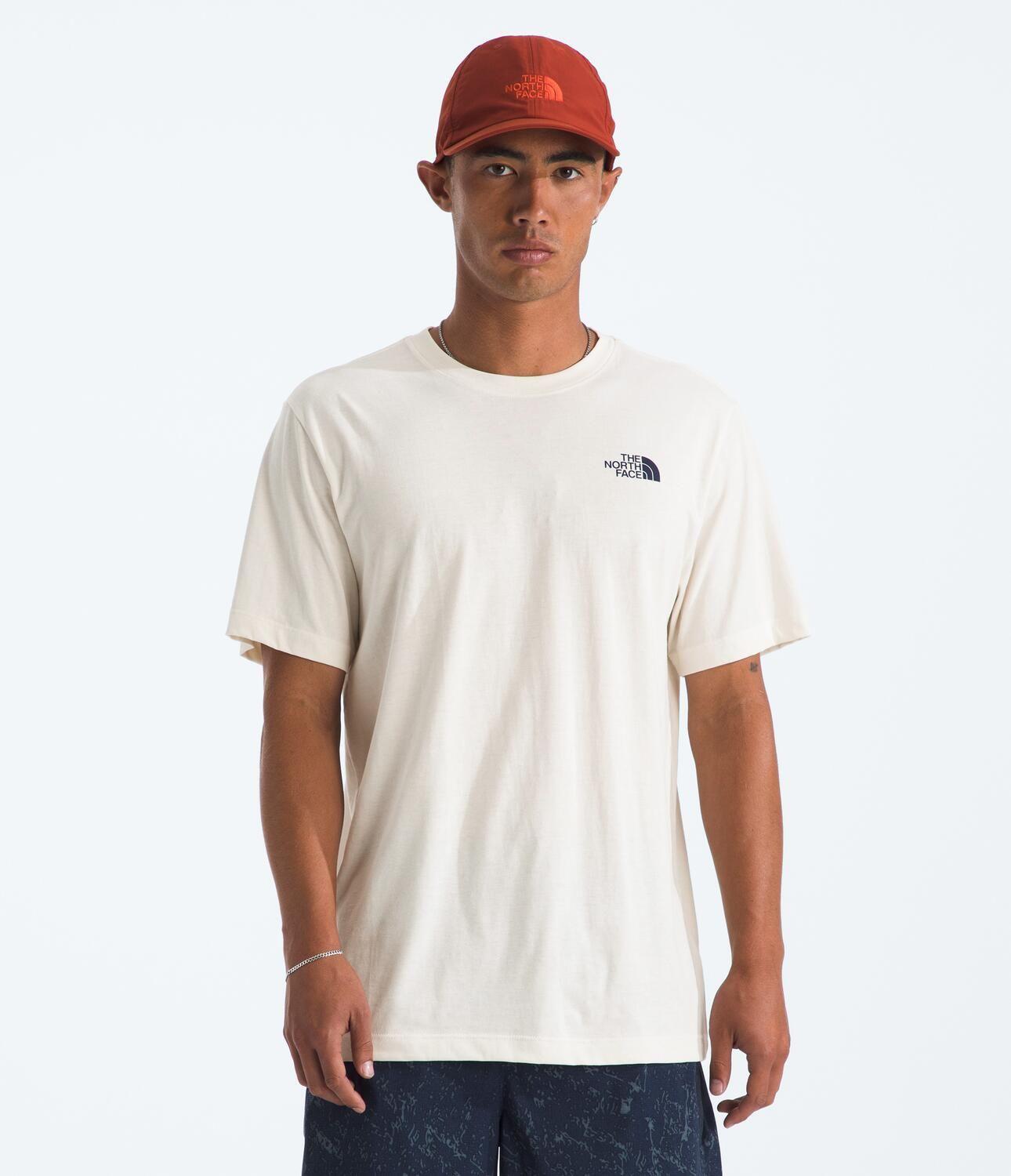 Polera Stay Exploring Regular Short Sleeve Te Hombre Blanco-0