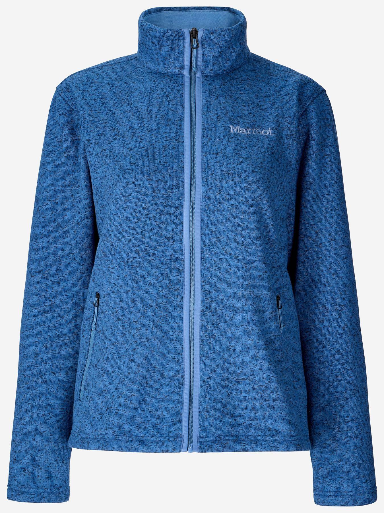 Polar Marmot Mujer Drop Line Jacket Celeste-4