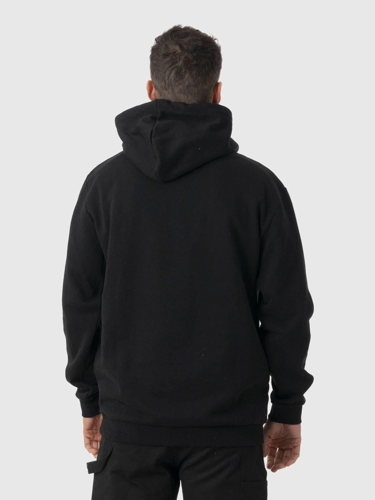 Polerón Stoked Hombre Logo Reciclado Negro-2