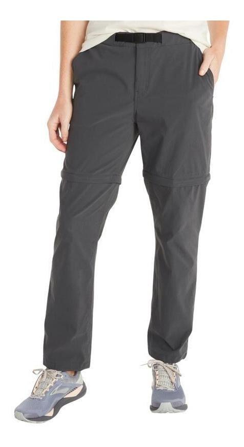 Pantalón Marmot Mujer Kodachrome Convertible Gris-3