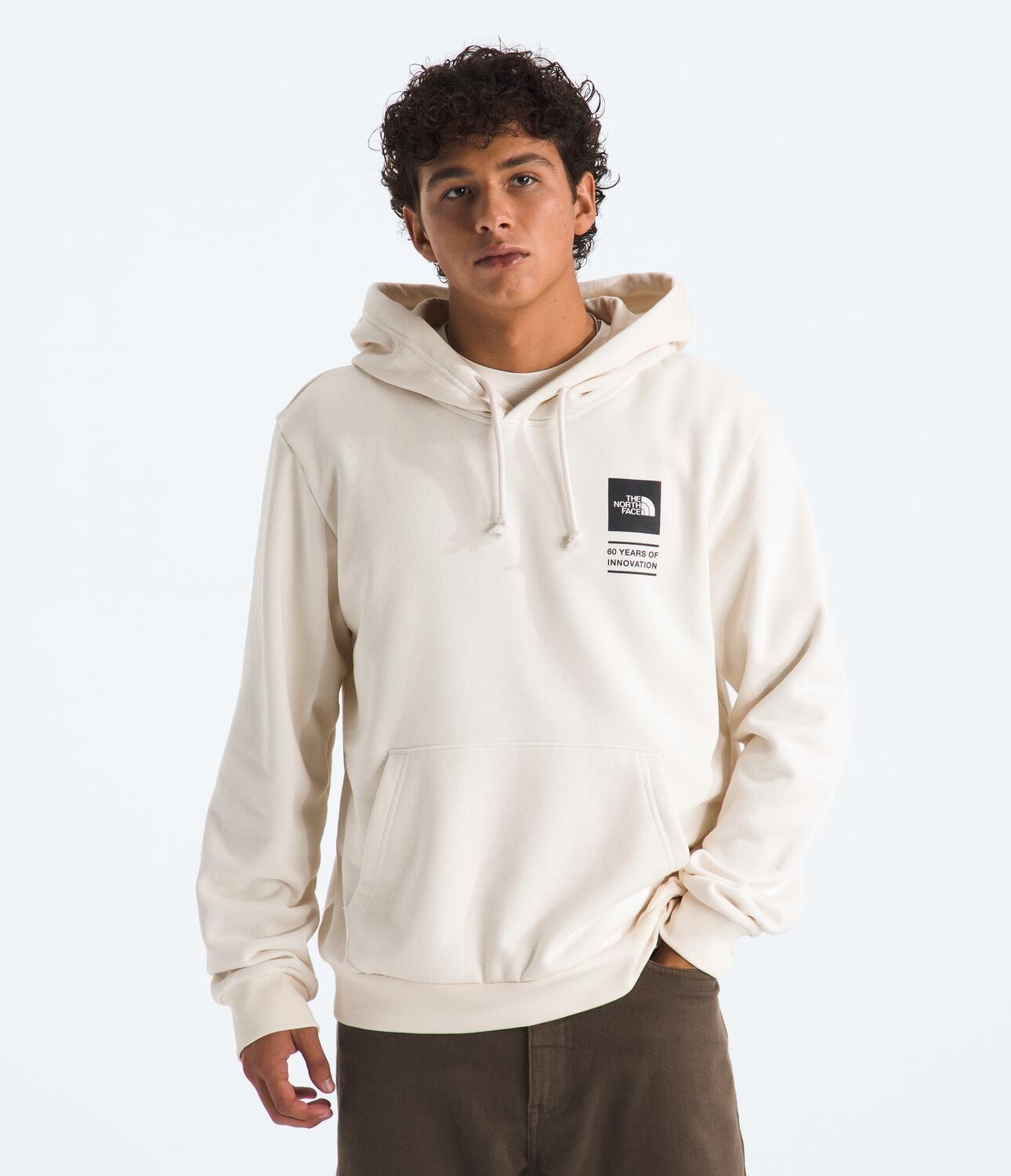 Poleron Mountain Mirage Regular Hoodie Hombre Blanco-2