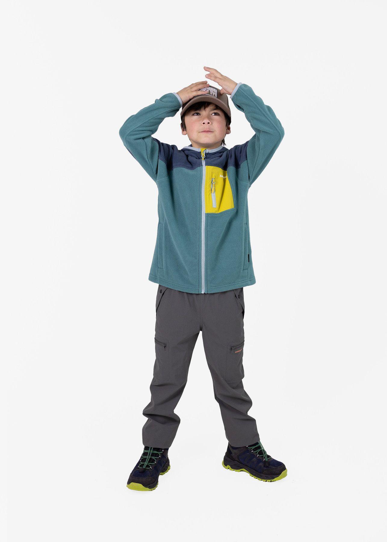 Polar Andesgear New Maihue Fullzip Kids Azul-4