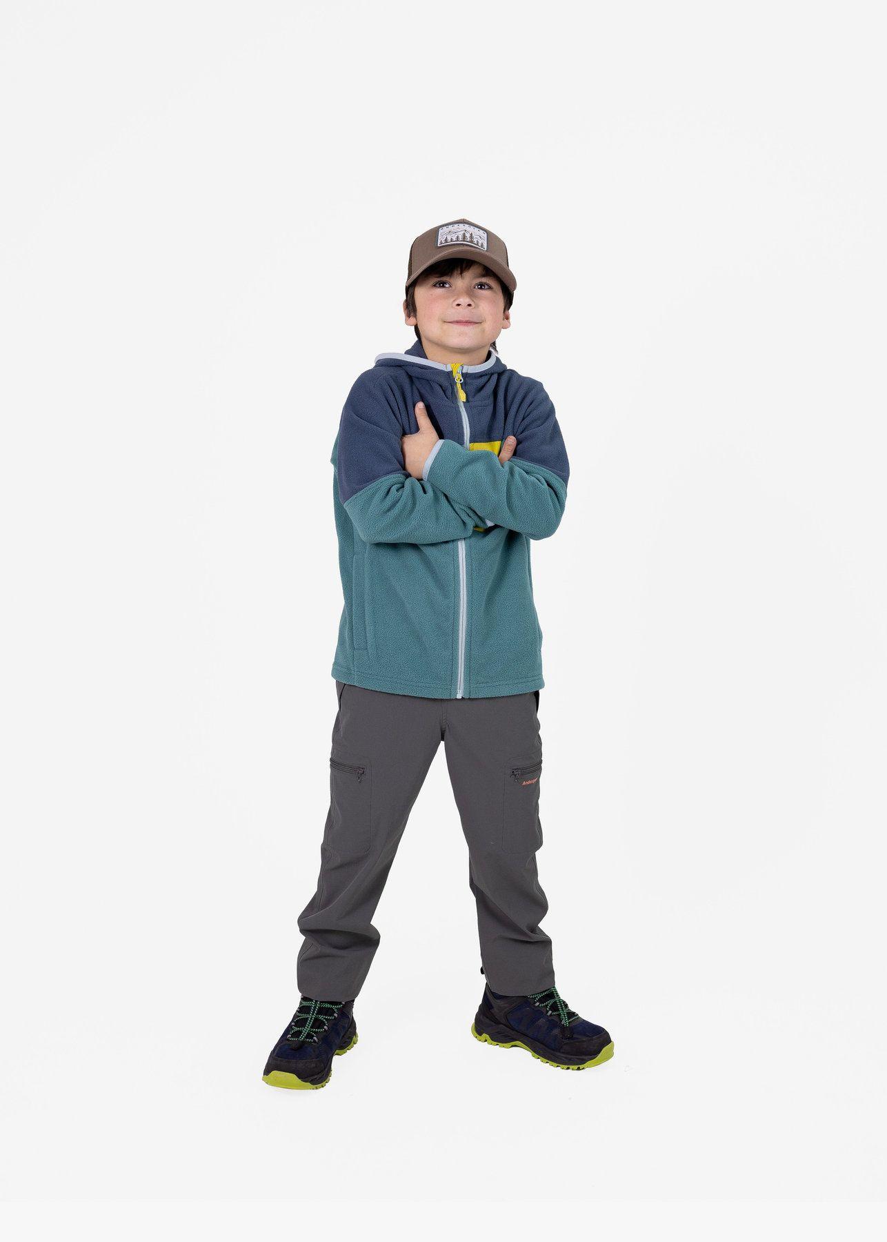 Polar Andesgear New Maihue Fullzip Kids Azul-5