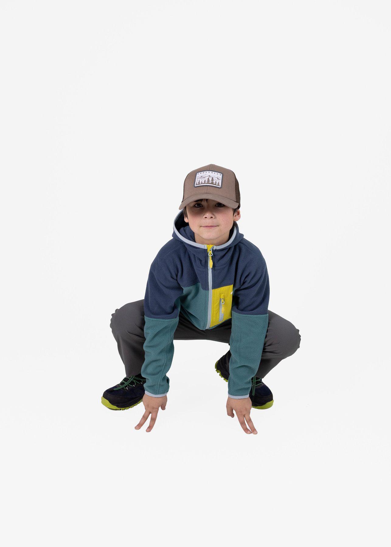 Polar Andesgear New Maihue Fullzip Kids Azul-7