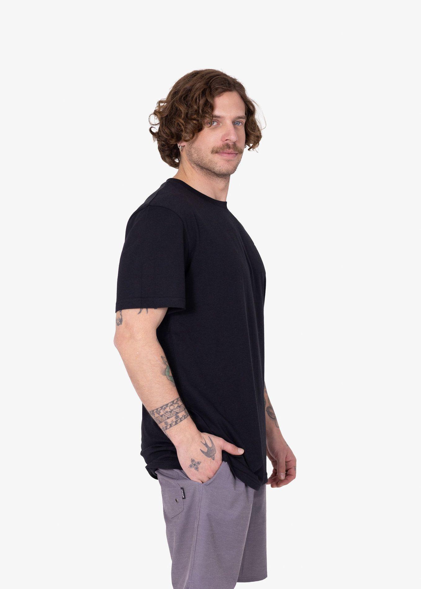Polera Classic Stoked V26 Hombre Negro-2
