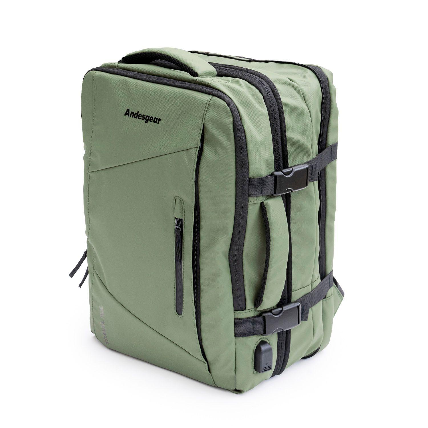 Mochila Andesgear Unisex Travel 30L Verde-2