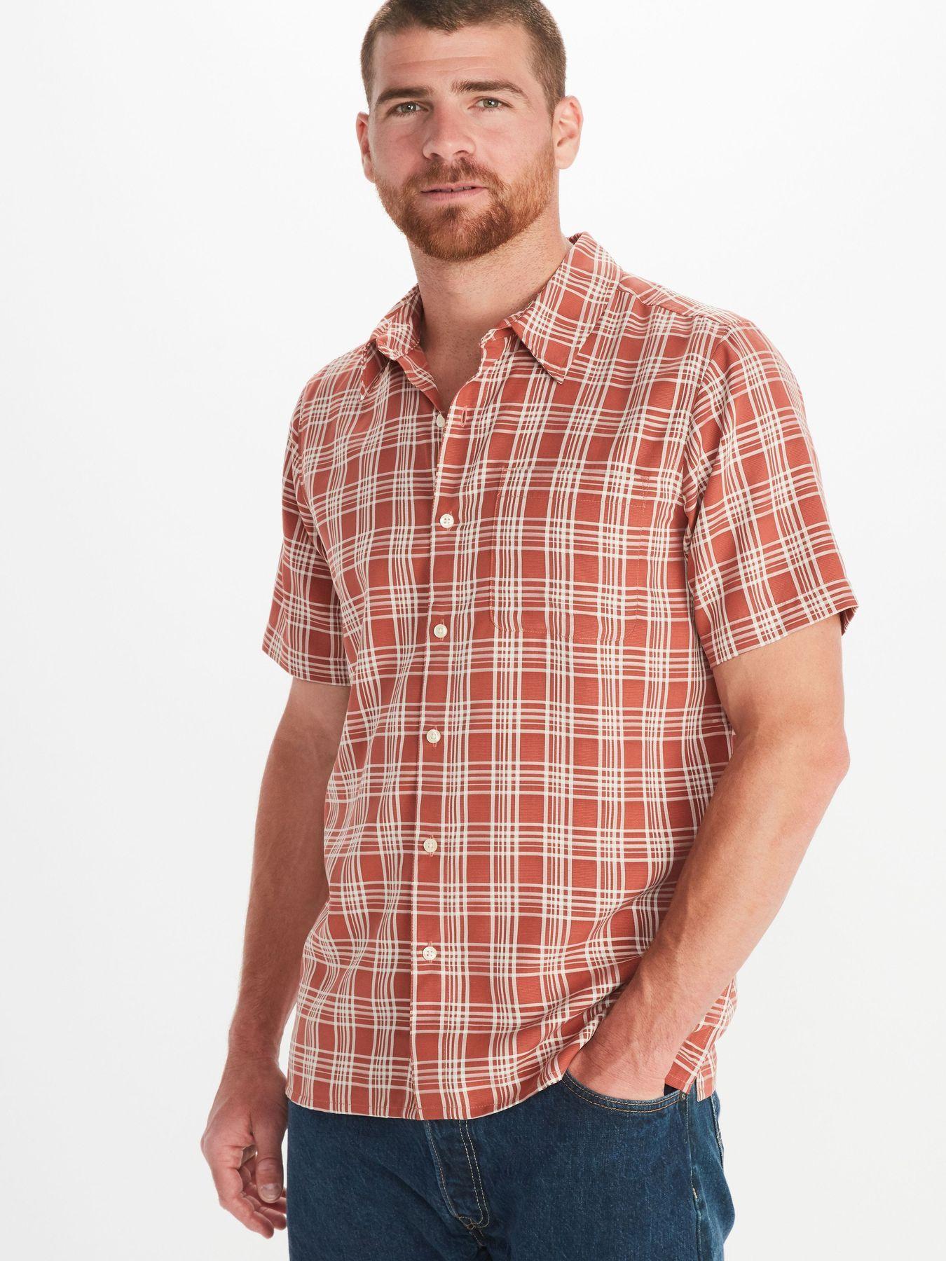 Camisa Marmot Hombre Eldridge Classic Rojo-0