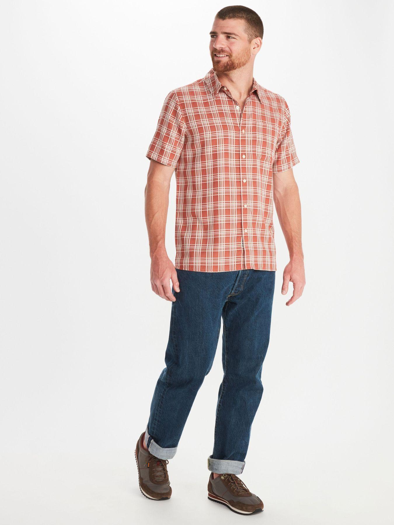 Camisa Marmot Hombre Eldridge Classic Rojo-2