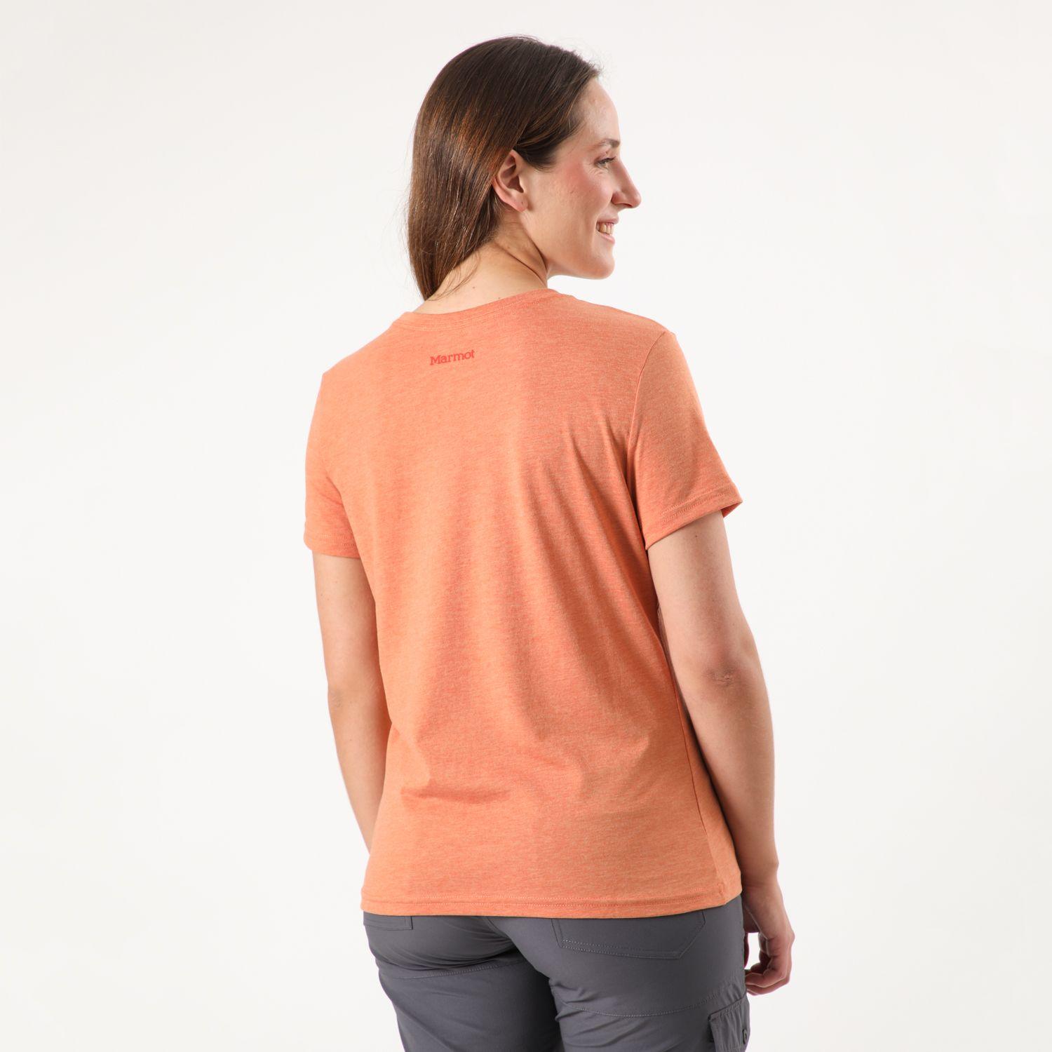 Polera Marmot Mujer Arrow Tee Naranjo-2