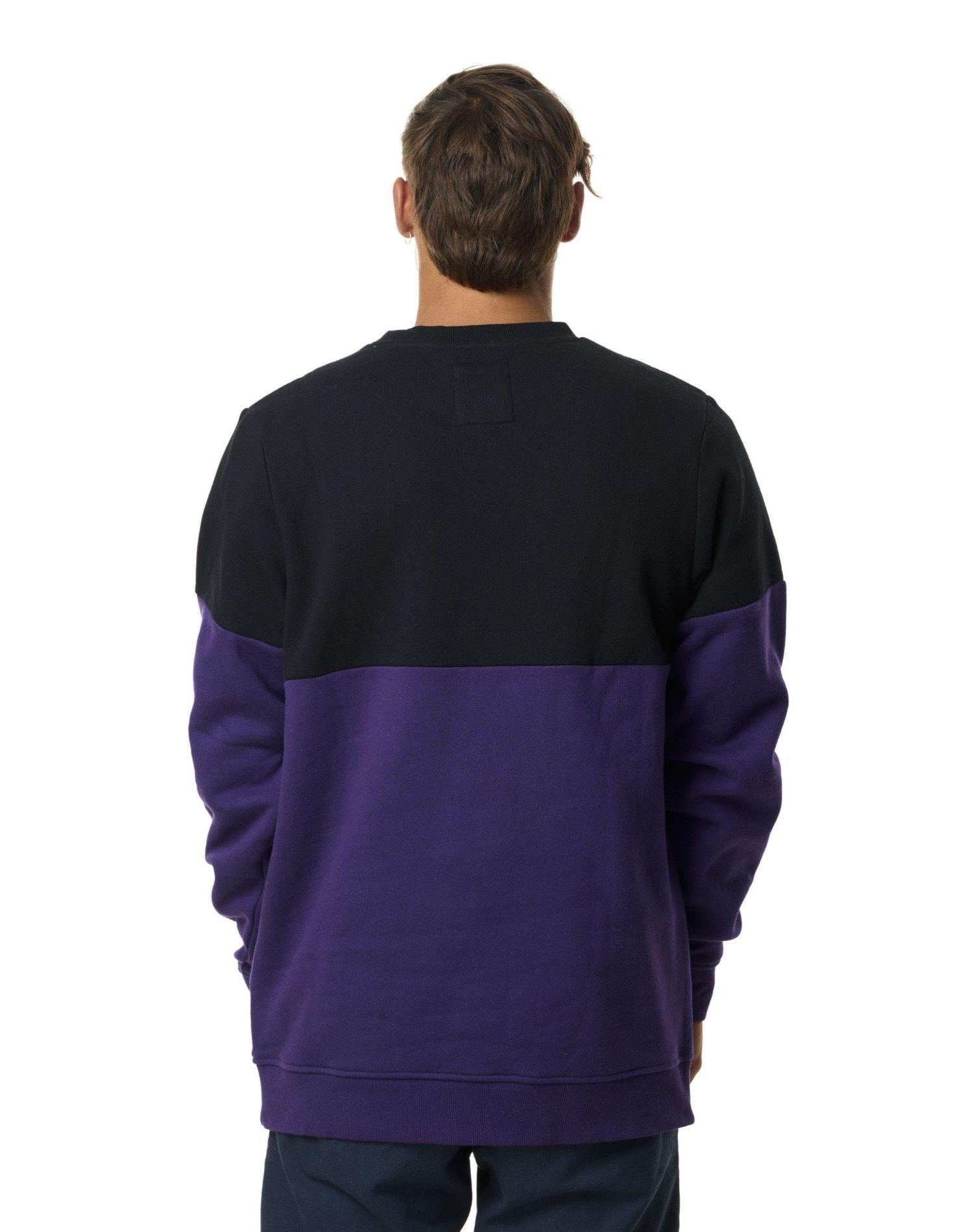 Polerón Stoked Hombre Fishing Negro-Morado-2