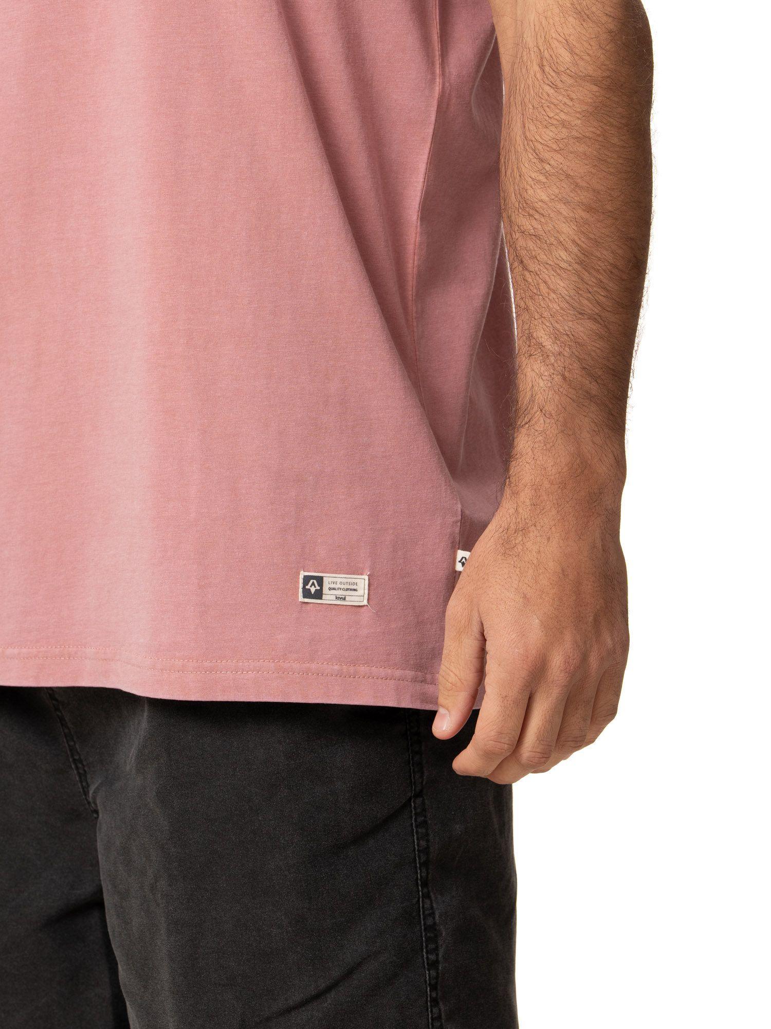 Polera Kivül Hombre Parche Rosado-4