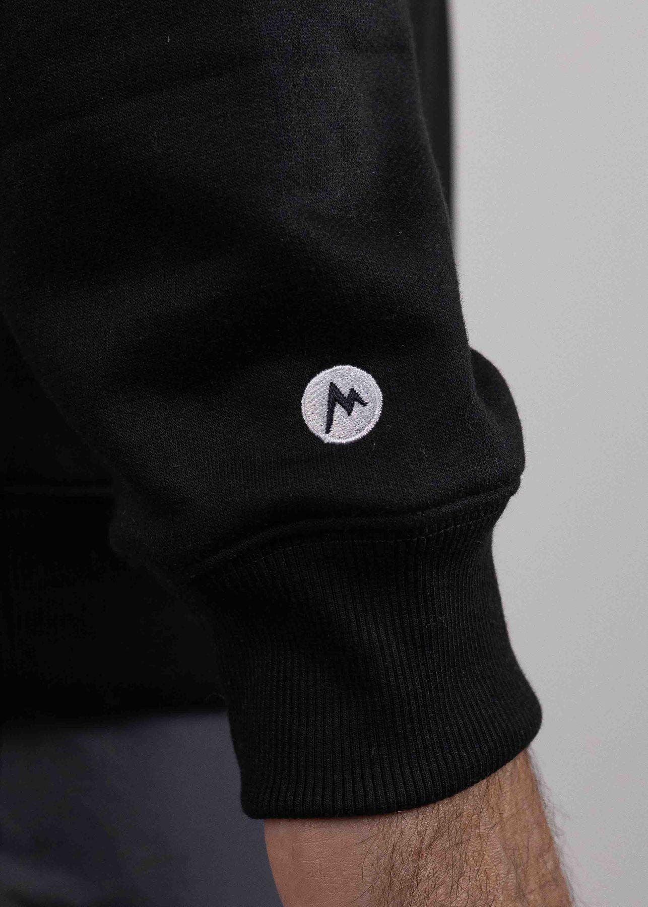 Polerón Marmot Hombre Mini Logo Crew Negro-5