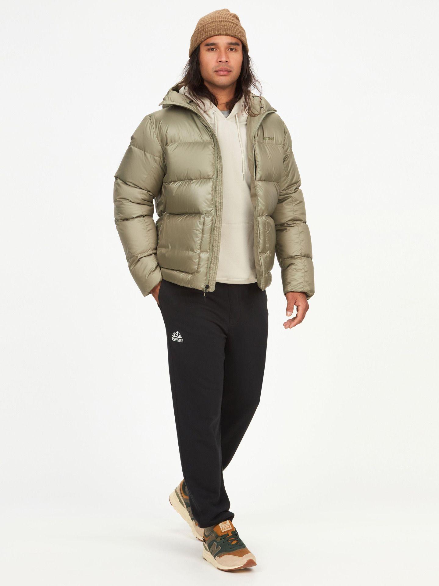 Chaqueta Marmot Hombre Guides Down Hoody Verde-2