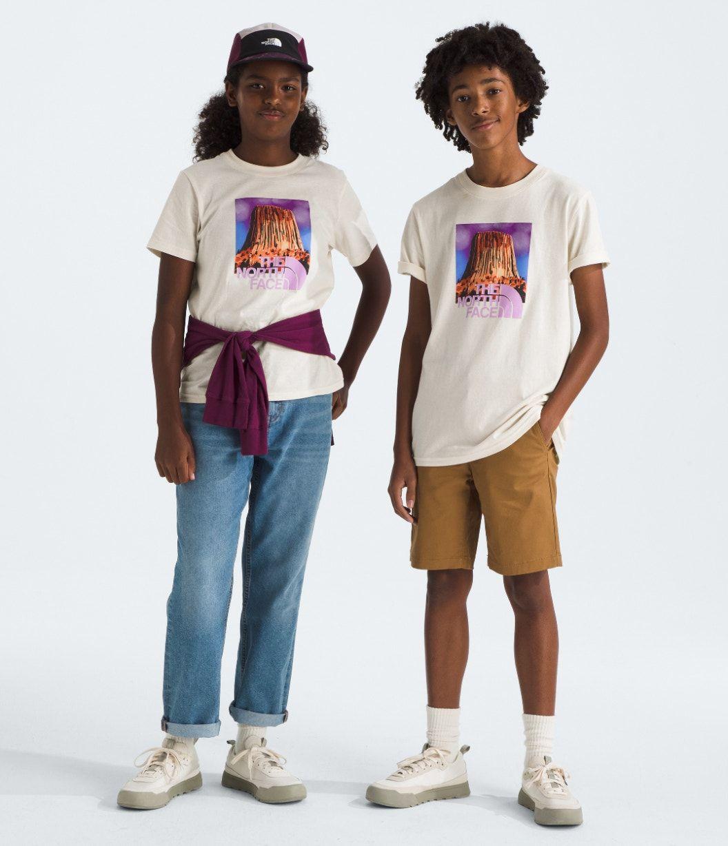 Polera The North Face Niñas y Niños Landscapes S/S Blanco-0