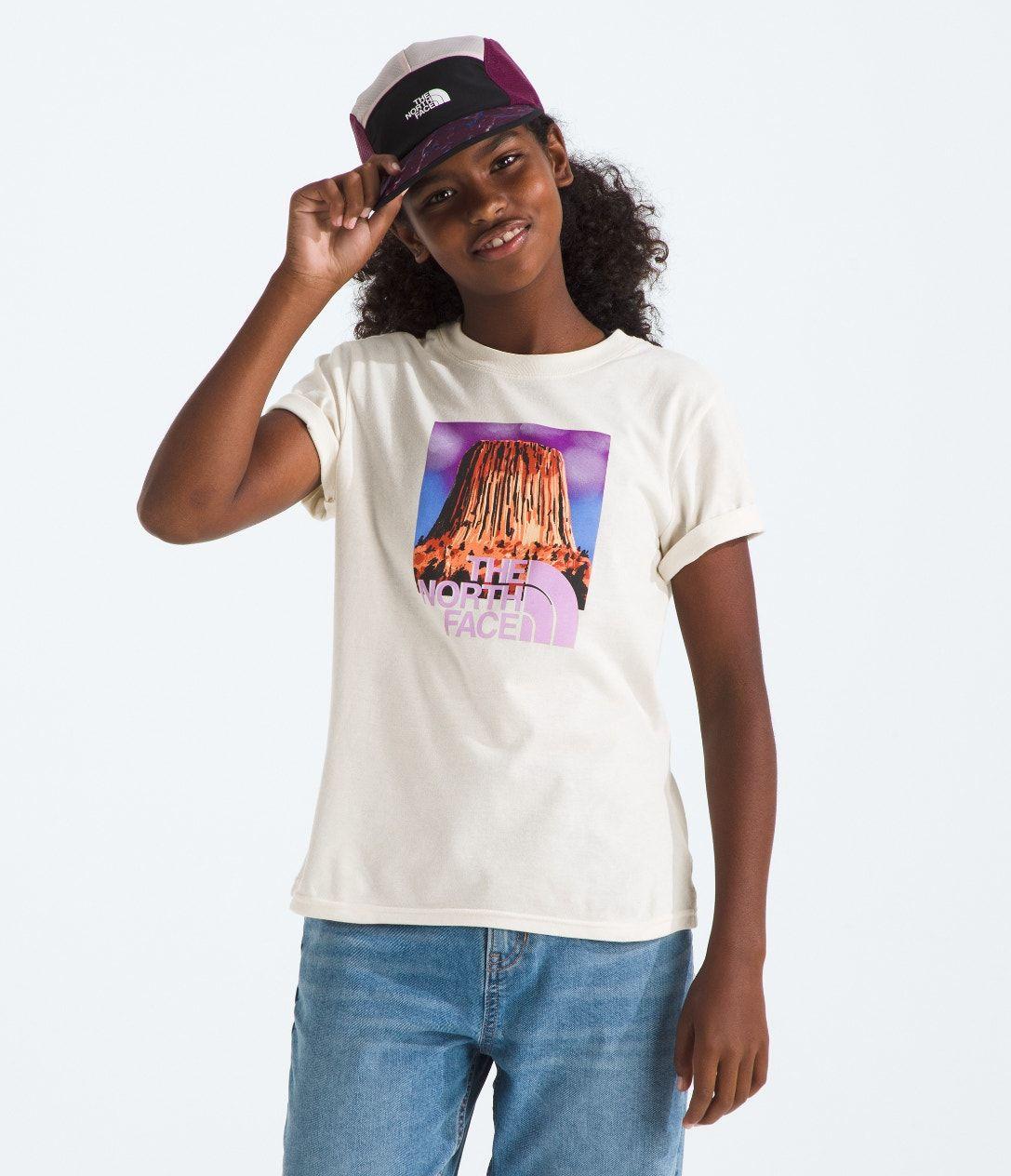Polera The North Face Niñas y Niños Landscapes S/S Blanco-2