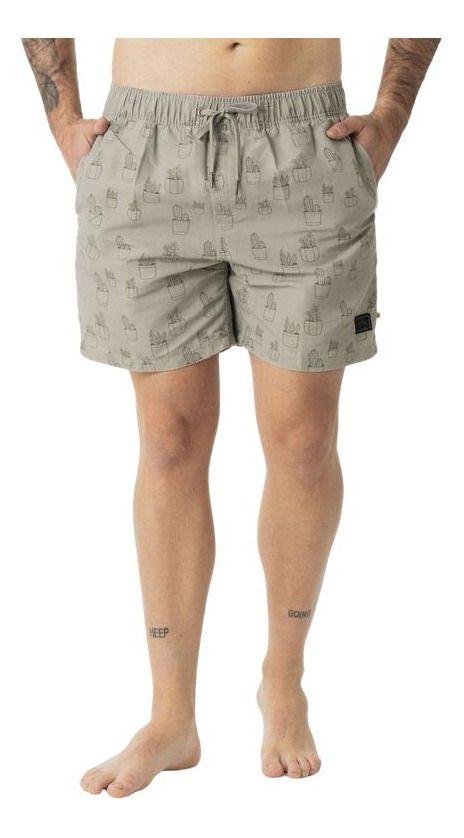 Traje Kivül Hombre De Baño Mullo Reciclado KV063 Beige-0