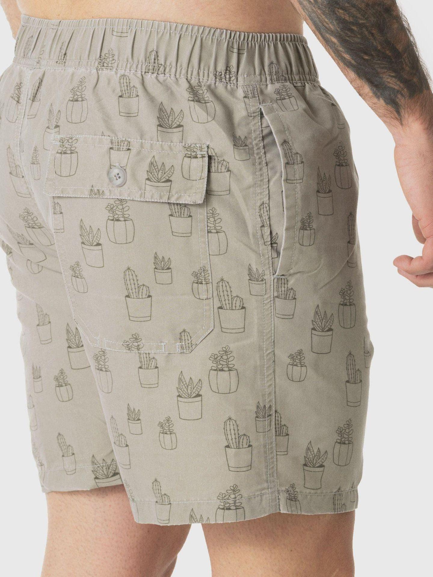 Traje Kivül Hombre De Baño Mullo Reciclado KV063 Beige-4