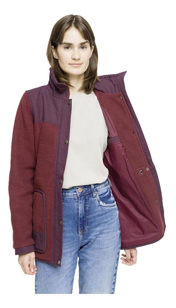 Chaqueta Kivül Mujer Flab Fleece Rojo-2