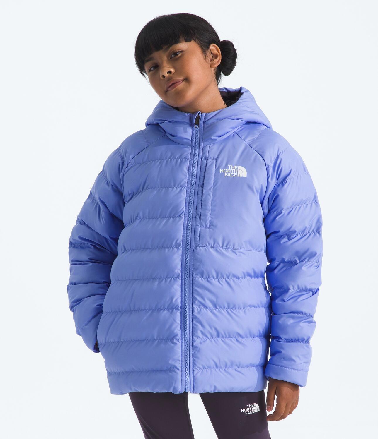 Chaqueta Reversible Perrito Hooded Jacket Niña Celeste-0