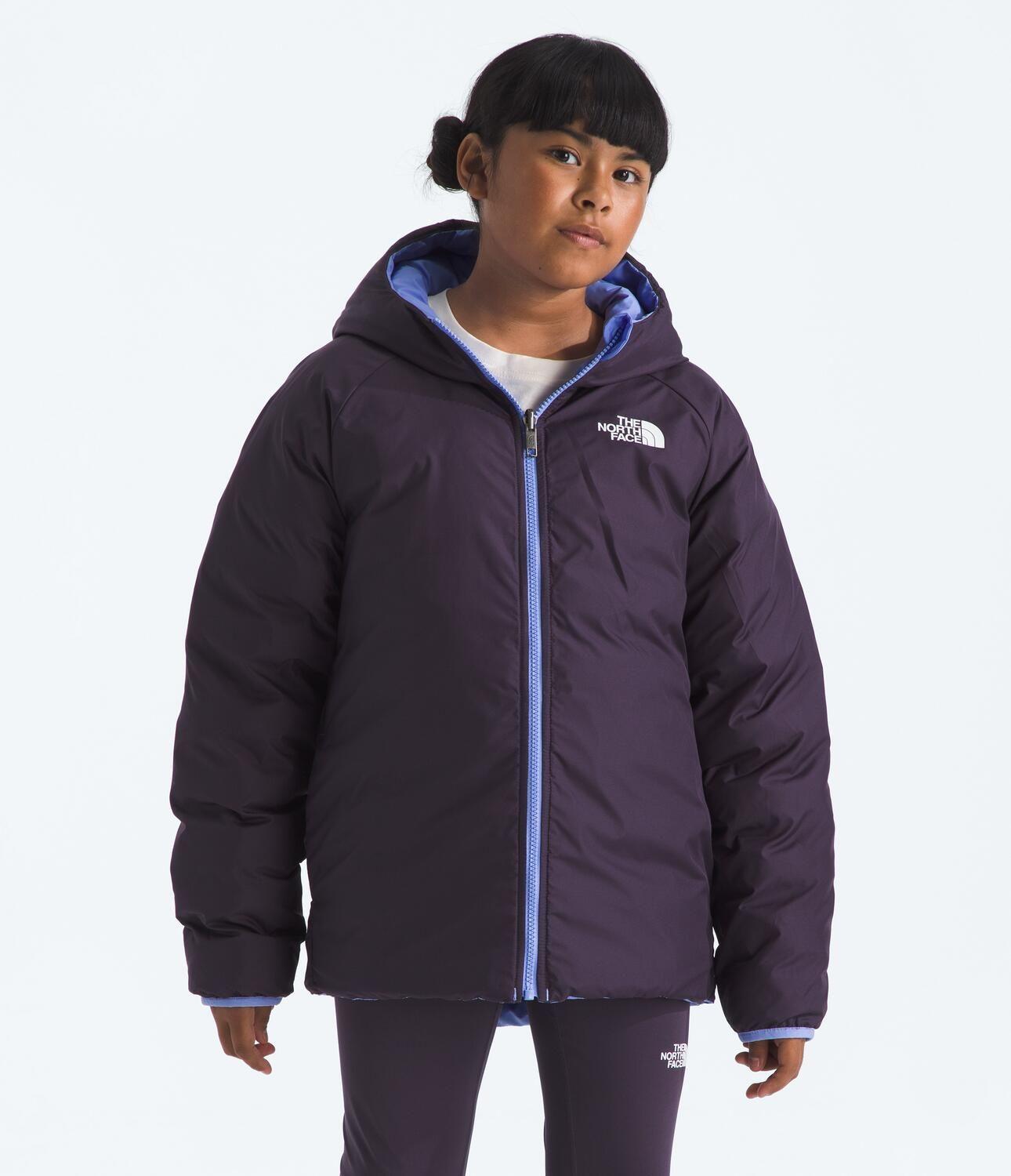 Chaqueta Reversible Perrito Hooded Jacket Niña Celeste-2